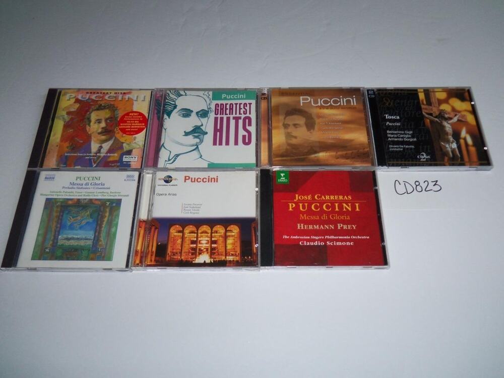 Puccini 7 CD Lot Piano Orchestra Symphony Concerto Collection -0618CD823